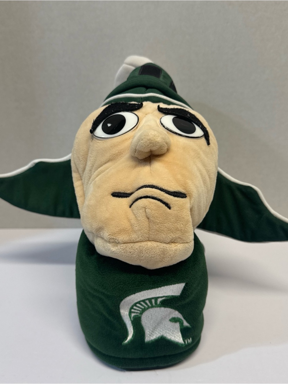Michigan State Spartans Sparty Golf Club Head Cover MSU Mascot NCAA Plush Sock
